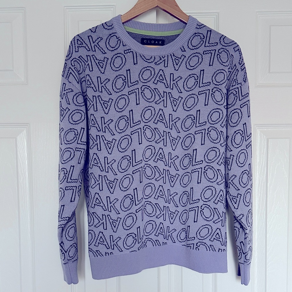 Like new - Cloak Lavender Logo  Crewneck Sweater